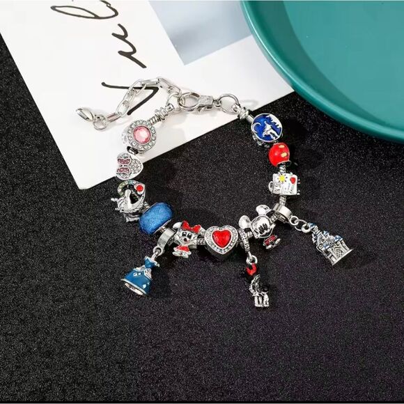 Disney Mickey & Minnie Mouse Disney Princesses Charm Bracelet - Picture 2 of 5